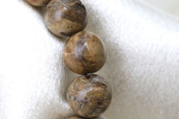 画像3: 【日本銘石】ブレス　三ケ日石　〈静岡県〉　約10mm　創世　水　大地　浄化　天然石　品番：15513