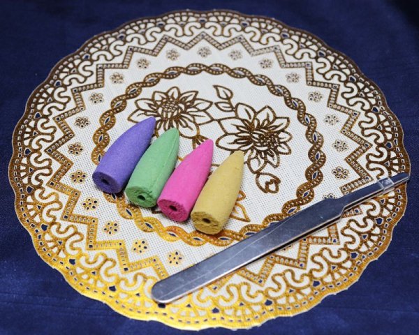 画像6: 置物　龍神お香立て　香炉龍　流川香　お香&ピンセット付き　邪気を払い除け　家庭円満　出世　商運　財運　運気　品番：15714