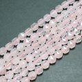 連　ローズクォーツ　スターカット　8mm　恋愛　美しさ　ピンク　天然石　品番：15712
