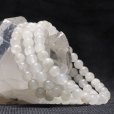 画像2: ブレス　イジェン水晶（白）　丸　約6mm　インドネシア産　浄化　魔除け　エネルギーチャージ　パワーストーン　天然石　品番： 15815 (2)