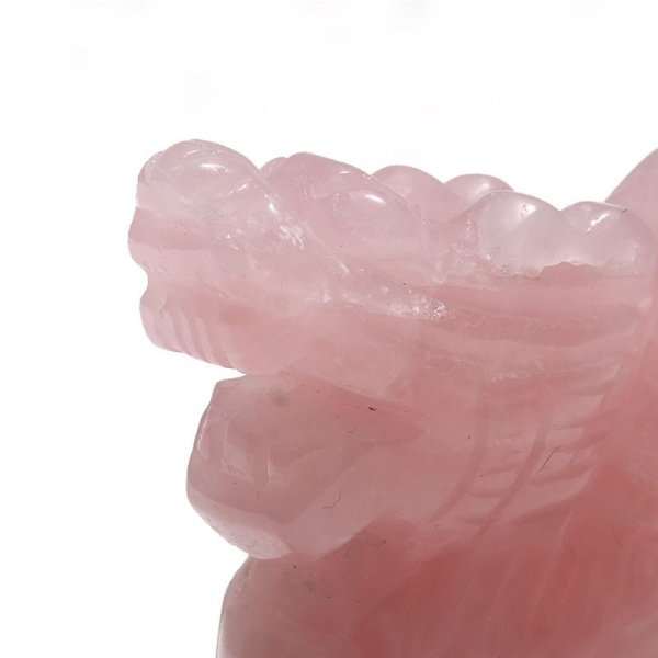 画像4: 置物　彫り物　ローズクォーツ　龍　大　風水　恋愛　美しさ　天然石　パワーストーン　品番：15835