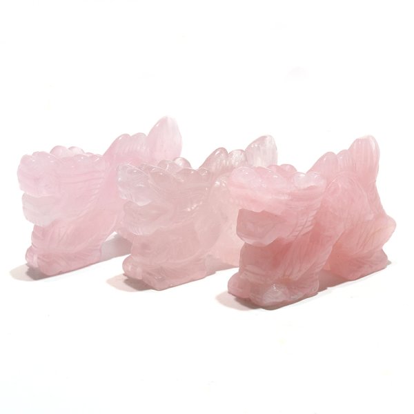 画像6: 置物　彫り物　ローズクォーツ　龍　大　風水　恋愛　美しさ　天然石　パワーストーン　品番：15835