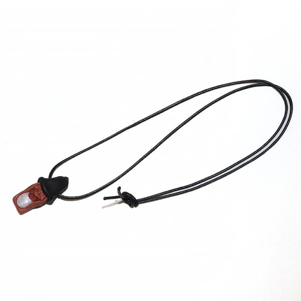 画像4: ペンダントトップ　天然石の妖精　ムーンストーン　革紐付き　人間の情緒　社交性　喜び　パワーストーン　天然石　品番：15903