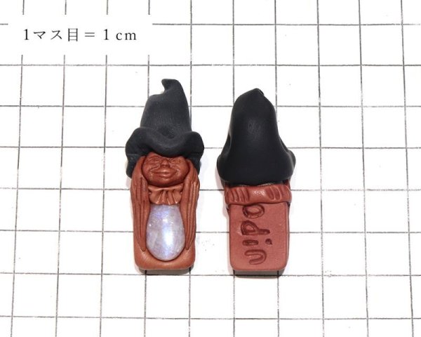 画像5: ペンダントトップ　天然石の妖精　ムーンストーン　革紐付き　人間の情緒　社交性　喜び　パワーストーン　天然石　品番：15903