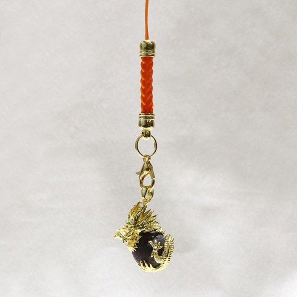 画像4: 【日本銘石】龍宝ストラップ　富士溶岩　宝珠　風水　地球のエネルギー放出　富士信仰　健康　運気向上　幸運　金運　権力の象徴　お守り　パワーストーン　天然石　※ポイント対象外　品番：16100