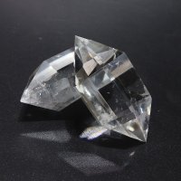 原石　水晶　みがき　ダブルポイント　ブラジル産　ポイント　Wポイント　クォーツ　浄化　クリスタル　天然石　品番：16126