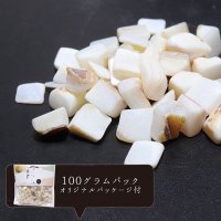 さざれ　シェル　パッケージ付き　約100g　浄化　癒し　母性　包容力　天然石　品番：16250