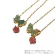 画像3: ネックレス　トルマリン　蝶々　薔薇　ブラジル産　silver925　ゴールド　希望　幸運　調和　安定　パワーストーン　天然石　品番：16455 (3)