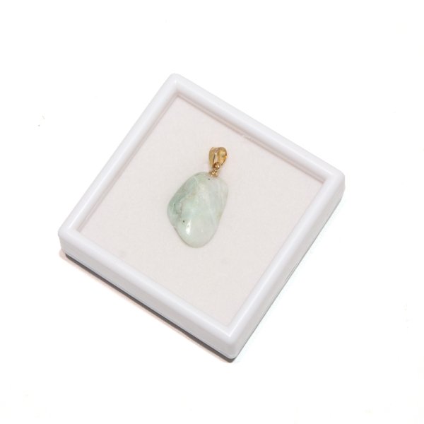 画像6: 【日本銘石】ペンダントトップ　糸魚川翡翠＜新潟県＞　ステンレス　ゴールド　ケース付き　日本製　国石　安定　平穏　慈悲　智恵　パワーストーン　天然石　品番： 16524