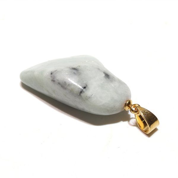 画像3: 【日本銘石】ペンダントトップ　糸魚川翡翠＜新潟県＞　ステンレス　ゴールド　ケース付き　日本製　国石　安定　平穏　慈悲　智恵　パワーストーン　天然石　品番： 16525