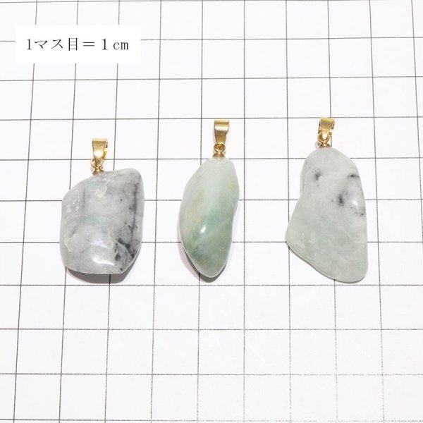 画像5: 【日本銘石】ペンダントトップ　糸魚川翡翠＜新潟県＞　ステンレス　ゴールド　ケース付き　日本製　国石　安定　平穏　慈悲　智恵　パワーストーン　天然石　品番： 16525