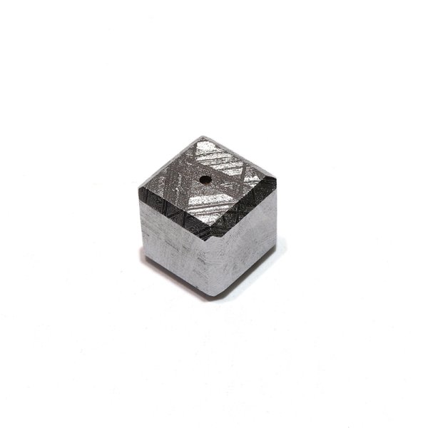 画像4: バラ石　ギベオン＜ナミビア産＞　シルバー　正方形　約12mm　穴あき　一粒売り　宇宙のパワー　隕石　パワーストーン　天然石　品番：16555