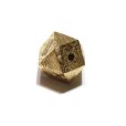 画像3: バラ石　ギベオン＜ナミビア産＞　ゴールド　カット　約8mm　穴あき　一粒売り　宇宙のパワー　隕石　パワーストーン　天然石　品番：16608 (3)