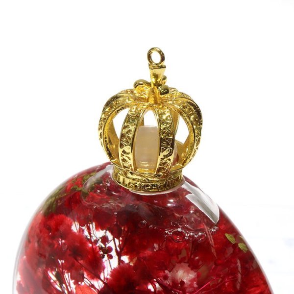 画像5: 【予約販売】置物　ピクチャリウム　母の日　レッド　ストロベリークォーツ　ハーバリウム　ドライフラワー　ギフト　幸運　希望　パワーストーン　天然石　品番：16681