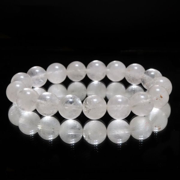 画像3: ブレス　モンドクォーツ＜タンザニア産＞　Aランク　丸　約12mm　証明書付き　循環　癒し　浄化　パワーストーン　天然石　品番：16728