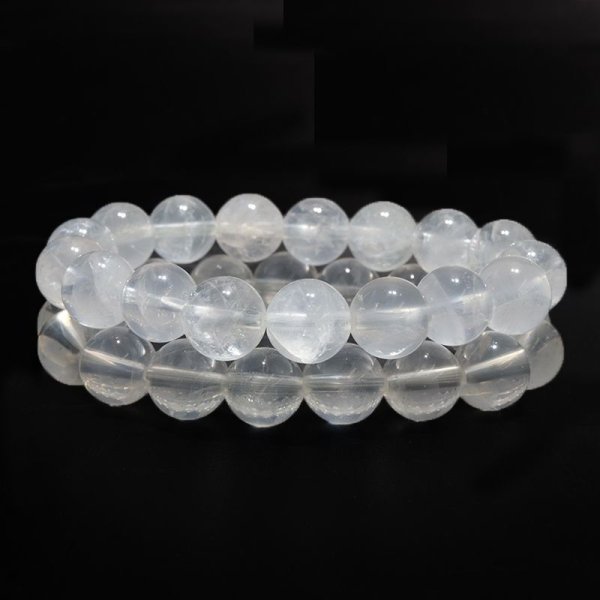 画像5: ブレス　アーカンソー水晶＜アメリカ産＞　Aランク　丸　約11mm　浄化　ヒーリング　パワーストーン　天然石　品番：16738