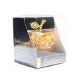 画像5: 置物　黄金のリンゴ　ミニサイズ　日本製　ミニリンゴ　金箔　 風水　開運　幸福　幸運　金運　運気上昇　幸運のアップル　彫り物　品番：16737 (5)