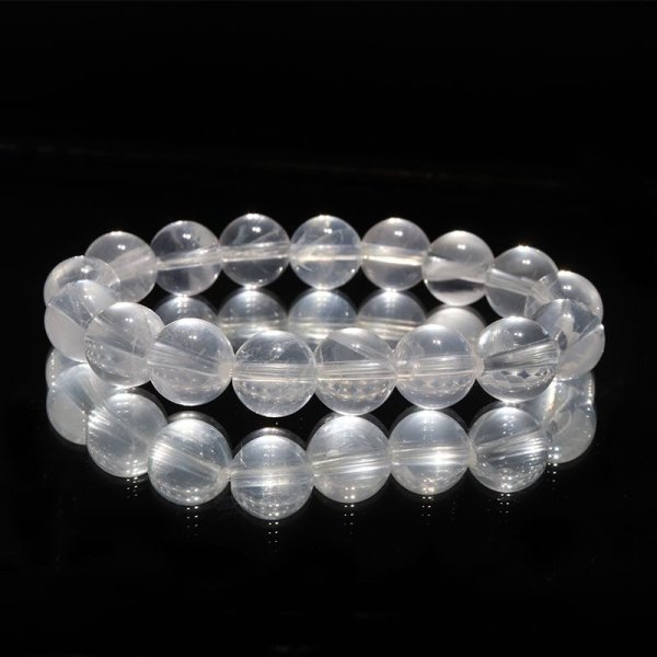 画像3: ブレス　アーカンソー水晶＜アメリカ産＞　Aランク　丸　約11mm　浄化　ヒーリング　パワーストーン　天然石　品番：16738