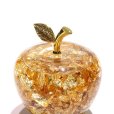画像2: 置物　黄金のリンゴ　金箔　日本製　 風水　開運　幸福　幸運　金運　運気上昇　幸運のアップル　彫り物　品番： 13232 (2)