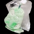 ネックレス　天然翡翠　コウモリ　ミャンマー産　ヒスイ　人生　成功　守護　パワーストーン　天然石　品番：17032