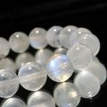 ブレス　レインボームーンストーン（ホワイトラブラドライト）＜スリランカ産＞　丸　約9.5mm　人間の情緒　社交性　喜び　パワーストーン　天然石　品番：17127