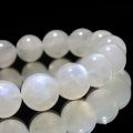 ブレス　ムーンストーン（ホワイトラブラドライト）＜インド産＞　丸　約11mm　平和　穏やかさ　癒し　恋愛　パワーストーン　天然石　品番：17117
