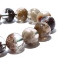 画像1: ブレス　ガーデンクォーツ＜ブラジル産＞　丸　約13.5mm　癒し　心のヒーリング　精神安定　自然治癒力　パワーストーン　天然石　品番：17269 (1)
