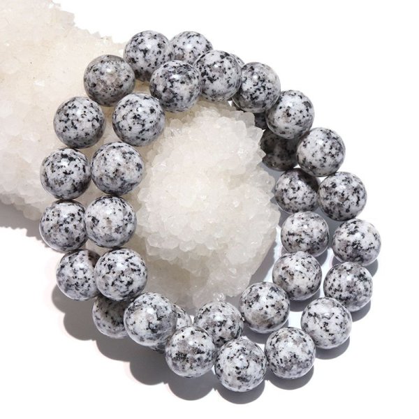 画像5: 【日本銘石】ブレス　紀山石＜福島県＞　丸　約12mm　願い　未来　癒し　希望　パワーストーン　天然石　品番：17361