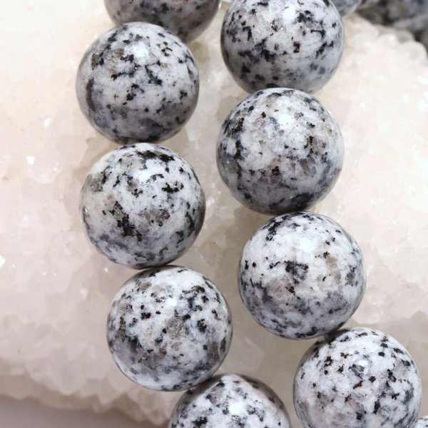 画像4: 【日本銘石】ブレス　紀山石＜福島県＞　丸　約12mm　願い　未来　癒し　希望　パワーストーン　天然石　品番：17361