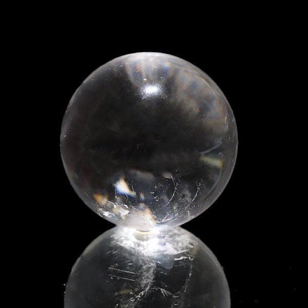 画像1: 丸玉　水晶　約31mm　ブラジル産　浄化　クォーツ　パワーストーン　天然石　品番：17556