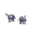 誕生石ピアス　タンザナイト　約3mm　突き刺し型　ステンレス　シルバー　日本製　12月誕生石　冷静さ　判断力　決断力　パワーストーン　天然石　※ポイント対象外　品番：17676
