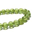 ブレス　ペリドット＜中国産＞　丸　約5.5mm　夫婦愛　癒し　希望　パワーストーン　天然石　品番：17713