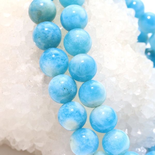 画像5: ブレス　アフガナイト＜アフガニスタン産＞　丸　約7mm　集中力　人間関係　高貴　パワーストーン　天然石　品番：17730