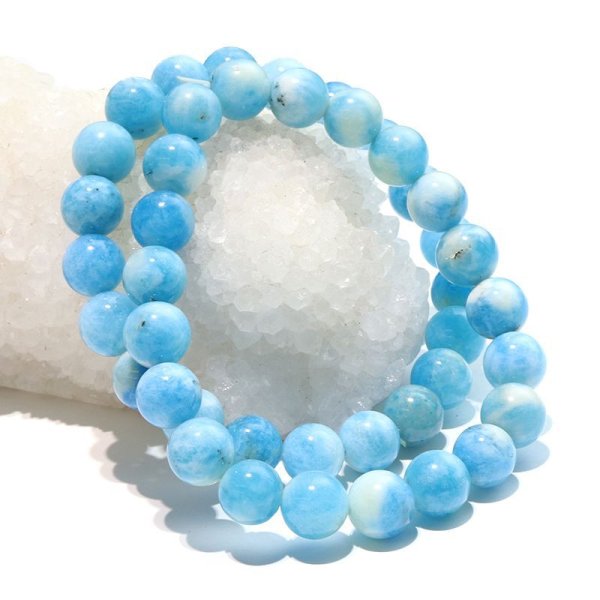 画像6: ブレス　アフガナイト＜アフガニスタン産＞　丸　約9mm　集中力　人間関係　高貴　パワーストーン　天然石　品番：17733