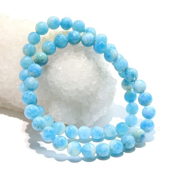 画像6: ブレス　アフガナイト＜アフガニスタン産＞　丸　約7mm　集中力　人間関係　高貴　パワーストーン　天然石　品番：17730