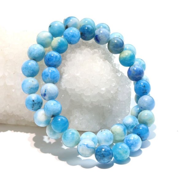 画像6: ブレス　アフガナイト＜アフガニスタン産＞　丸　約8.5mm　集中力　人間関係　高貴　パワーストーン　天然石　品番：17732