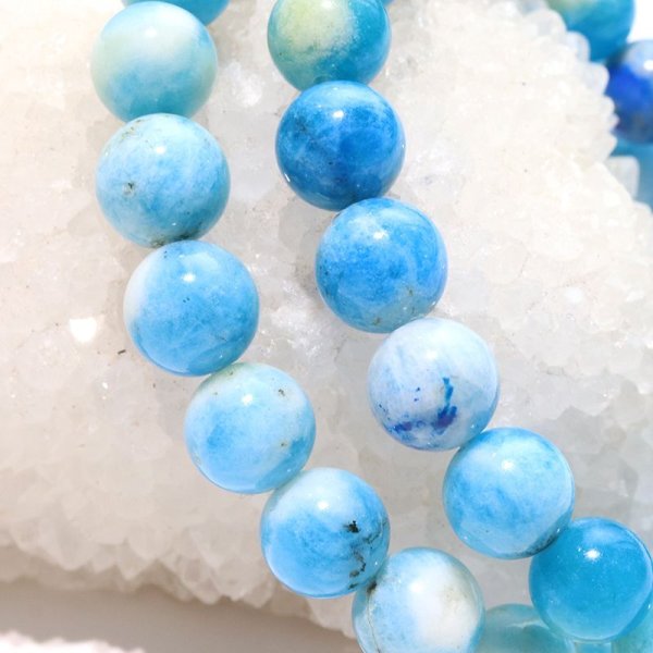 画像5: ブレス　アフガナイト＜アフガニスタン産＞　丸　約8.5mm　集中力　人間関係　高貴　パワーストーン　天然石　品番：17732