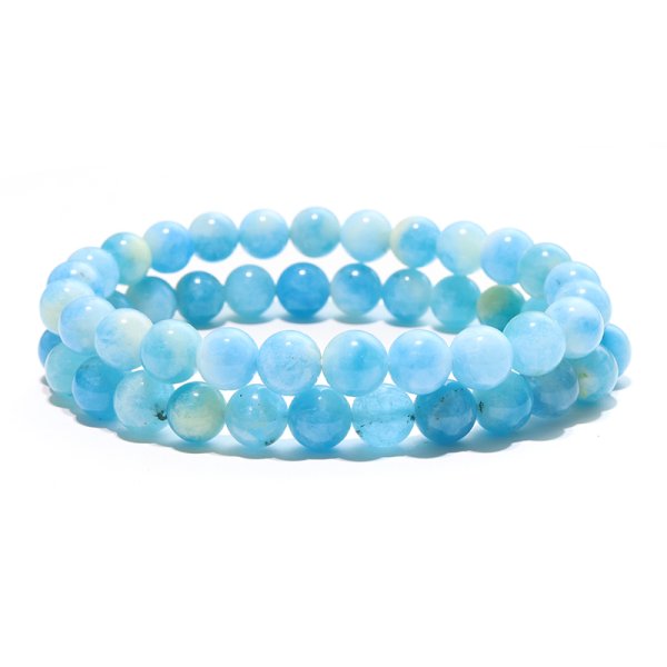 画像4: ブレス　アフガナイト＜アフガニスタン産＞　丸　約7.5mm　集中力　人間関係　高貴　パワーストーン　天然石　品番：17731