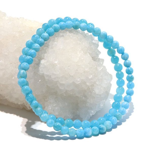 画像6: ブレス　アフガナイト＜アフガニスタン産＞　丸　約4mm　集中力　人間関係　高貴　パワーストーン　天然石　品番：17726