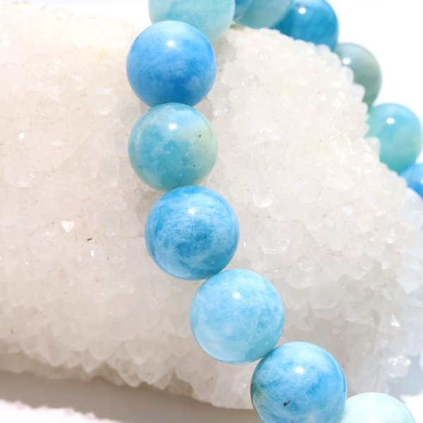 画像5: ブレス　アフガナイト＜アフガニスタン産＞　丸　約10.5mm　集中力　人間関係　高貴　パワーストーン　天然石　品番：17735