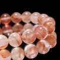 ブレス　マニカラン水晶＜ヒマラヤ産＞　AAAランク　赤　丸　約10mm　浄化　ヒーリング　パワーストーン　天然石　品番：17753