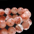 ブレス　マニカラン水晶＜ヒマラヤ産＞　AAAランク　赤　丸　約12mm　浄化　ヒーリング　パワーストーン　天然石　品番：17754