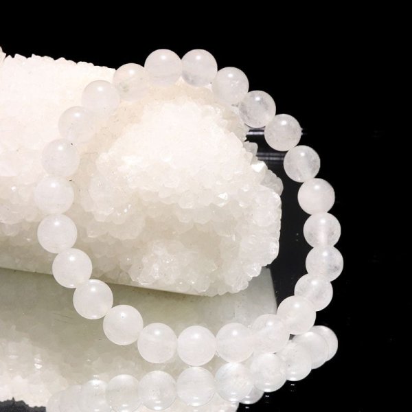 画像5: ブレス　モンドクォーツ＜タンザニア産＞　Aランク　丸　約8mm　証明書付き　循環　癒し　浄化　パワーストーン　天然石　品番：17774