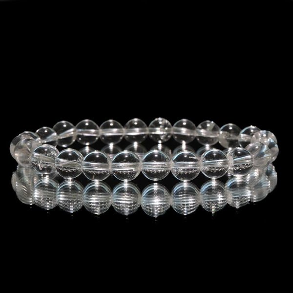 画像3: ブレス　モンドクォーツ＜タンザニア産＞　AAAランク　丸　約8mm　証明書付き　循環　癒し　浄化　パワーストーン　天然石　品番：17778