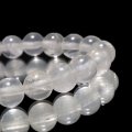ブレス　アーカンソー水晶＜アメリカ産＞　Aランク　丸　約8mm　浄化　ヒーリング　パワーストーン　天然石　品番：17771