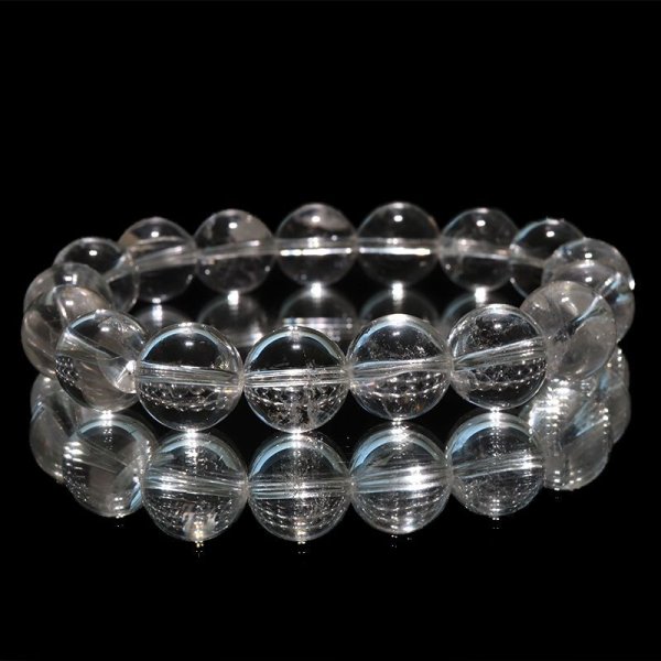 画像3: ブレス　モンドクォーツ＜タンザニア産＞　AAランク　丸　約12mm　証明書付き　循環　癒し　浄化　パワーストーン　天然石　品番：17777