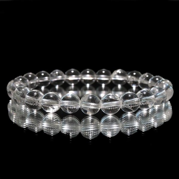 画像3: ブレス　モンドクォーツ＜タンザニア産＞　AAランク　丸　約8mm　証明書付き　循環　癒し　浄化　パワーストーン　天然石　品番：17776