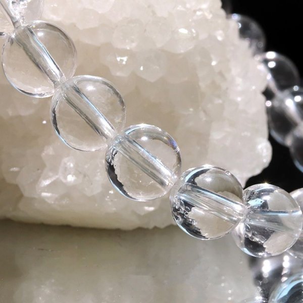 画像4: ブレス　モンドクォーツ＜タンザニア産＞　AAランク　丸　約8mm　証明書付き　循環　癒し　浄化　パワーストーン　天然石　品番：17776