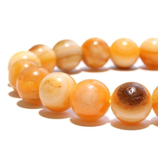 画像4: 【日本銘石】ブレス　北海道蛍光オパール＜北海道＞　約10mm　証明書付き　創造力　幸運　自由　寵愛　パワーストーン　天然石　品番：17780