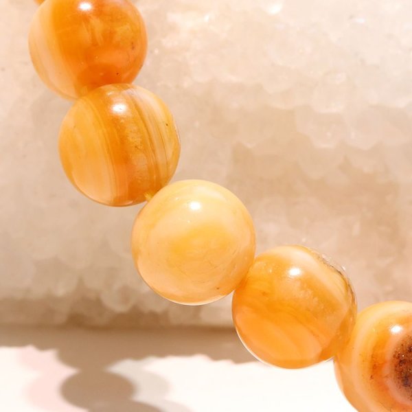 画像6: 【日本銘石】ブレス　北海道蛍光オパール＜北海道＞　約10mm　証明書付き　創造力　幸運　自由　寵愛　パワーストーン　天然石　品番：17780